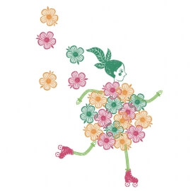 Djeco Δημιουργώ με Σφραγίδες "Κορίτσια των Λουλουδιών" (08741)
