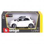 Bburago 1:24 Fiat 500 (2007) άσπρο