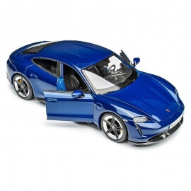 Bburago 1:24 Porsche Taycan Turbo S Blue