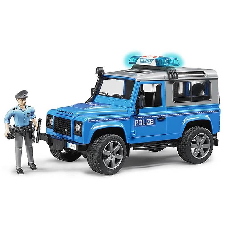 Bruder - Αστυνομικό Land Rover Defender με Ήχο, Φώς (2597)Bruder - Αστυνομικό Land Rover Defender με Ήχο, Φώς (2597)