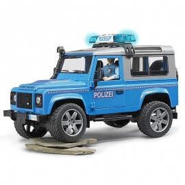 Bruder - Αστυνομικό Land Rover Defender με Ήχο, Φώς (2597)