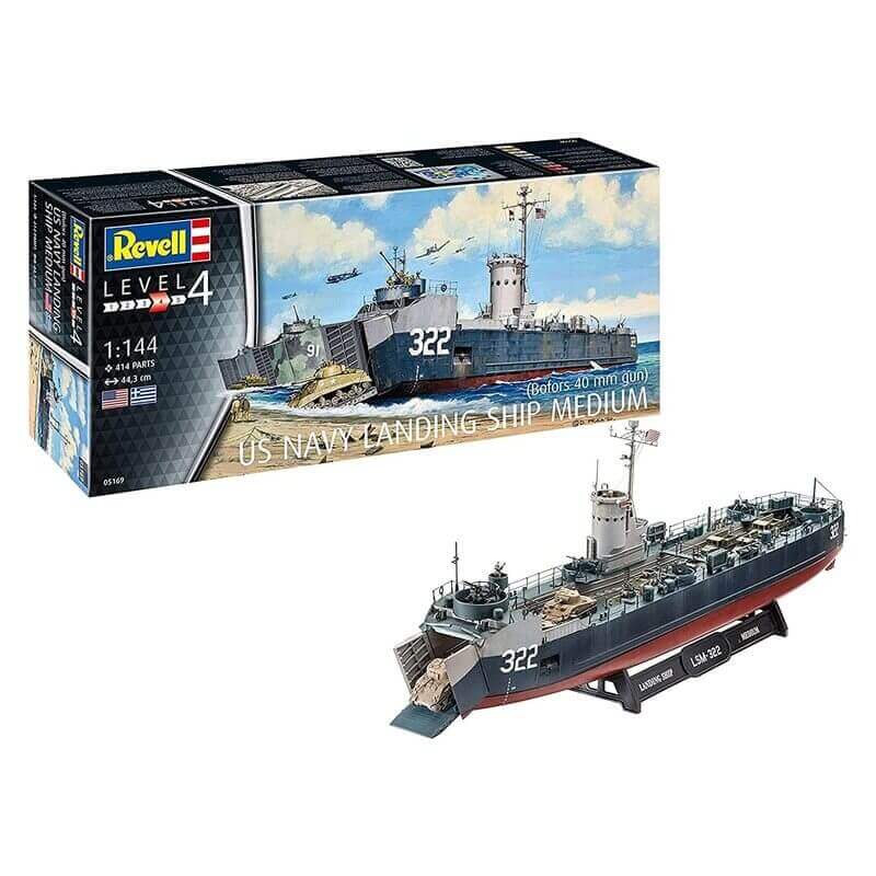 Πολεμικό Πλοίο US Navy Landing Ship Medium 1/144 - Revell 05169Πολεμικό Πλοίο US Navy Landing Ship Medium 1/144 - Revell 05169 Πολεμικό Πλοίο US Navy Landing Ship Medium 1/144 - Revell 05169Πολεμικό Πλοίο US Navy Landing Ship Medium 1/144 - Revell 05169