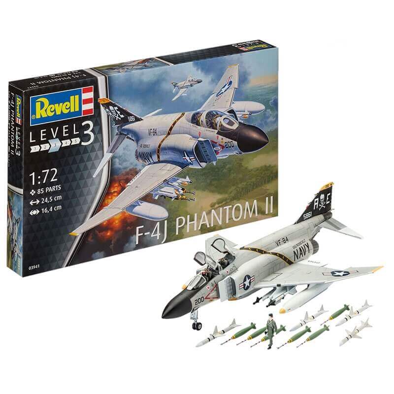 Πολεμικό Αεροπλάνο F-4J Phantom II 1/72 - Revell 03941Πολεμικό Αεροπλάνο F-4J Phantom II 1/72 - Revell 03941