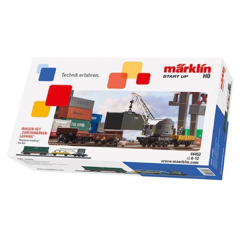 Märklin start up - Σέτ Βαγόνια Φορτοεκφόρτωσης με ΓερανόMärklin start up - Σέτ Βαγόνια Φορτοεκφόρτωσης με Γερανό