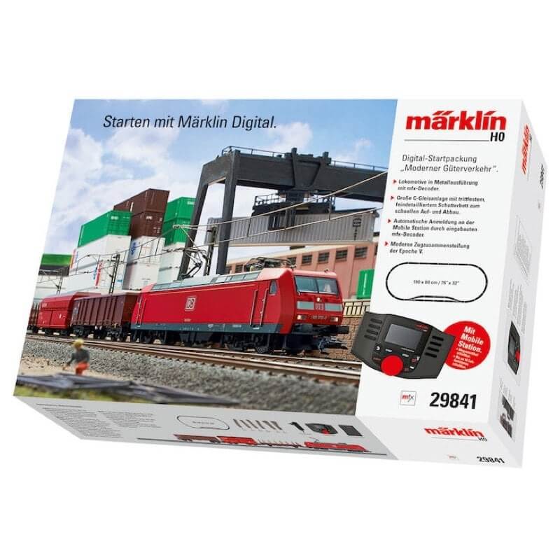 Ηλεκτρικό Τρένο Märklin Digital Starter Set "Modern Freight Service" με Mobile StationΗλεκτρικό Τρένο Märklin Digital Starter Set "Modern Freight Service" με Mobile Station