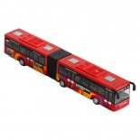 Μεταλλικό Λεωφορείο-Φυσούνα με Ήχους και Φώτα Κόκκινο