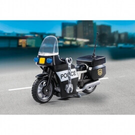 Playmobil City Action - Βαλιτσάκι Αστυνόμος Με Μοτοσικλέτα (5648)