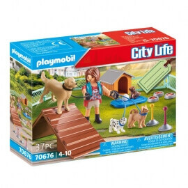 Playmobil City Life - Gift Set Εκπαιδεύτρια Σκύλων (70676)