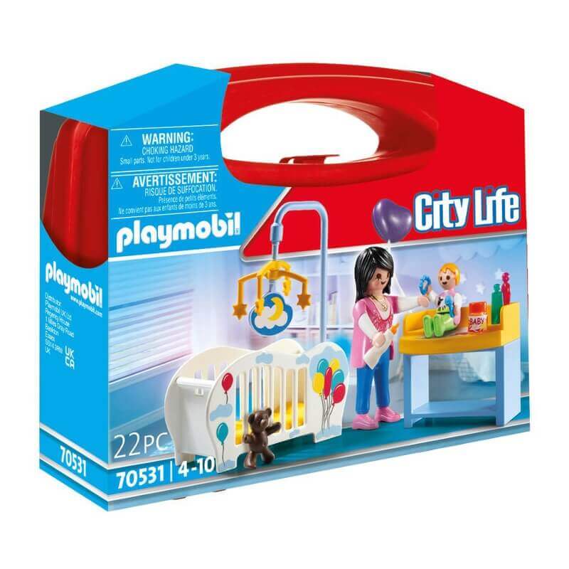 Playmobil City Life - Βαλιτσάκι Βρεφικό Δωμάτιο (70531)Playmobil City Life - Βαλιτσάκι Βρεφικό Δωμάτιο (70531)