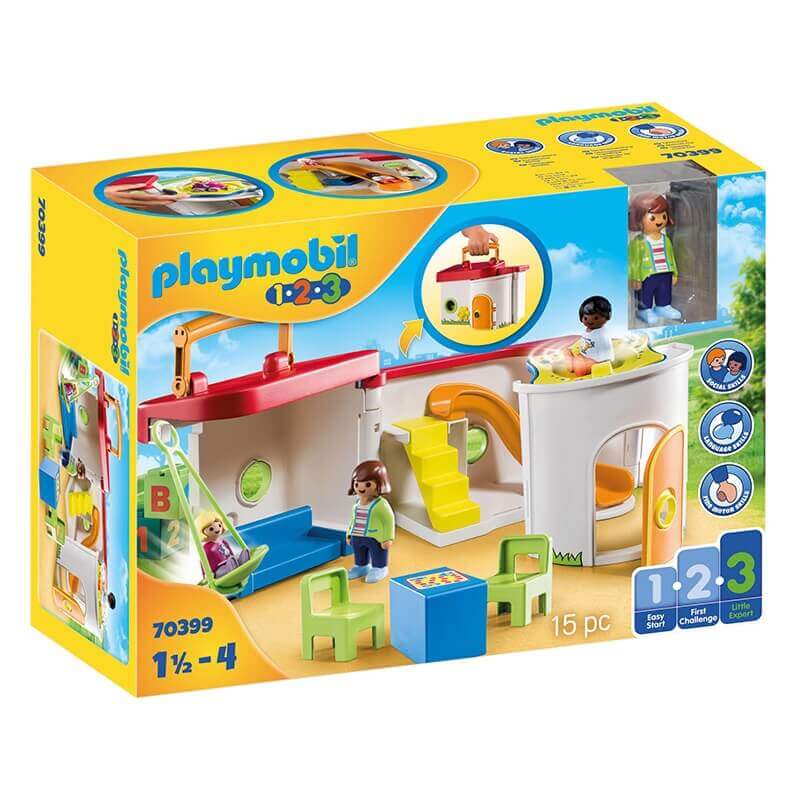 Playmobil 1.2.3. Παιδικός Σταθμός-Βαλιτσάκι (70399)Playmobil 1.2.3. Παιδικός Σταθμός-Βαλιτσάκι (70399)