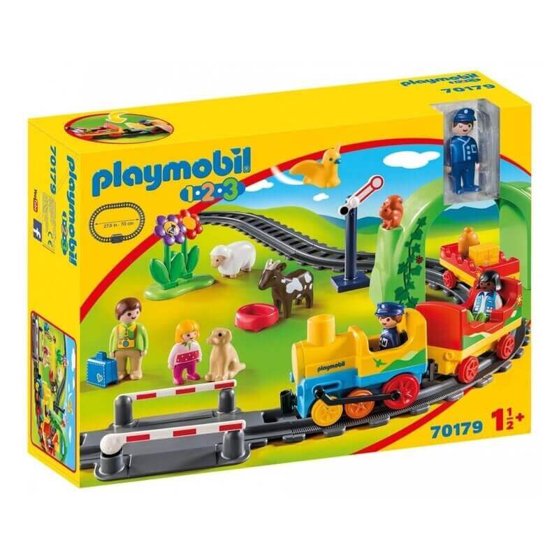 Playmobil 1.2.3. Σετ Τρένου με Ζωάκια και Επιβάτες (70179) Playmobil 1.2.3. Σετ Τρένου με Ζωάκια και Επιβάτες (70179)