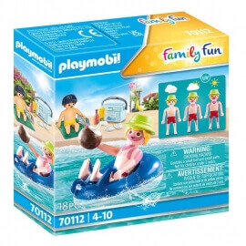 Playmobil Family Fun - Aqua Park Παραθεριστής με Φουσκωτή Κουλούρα (70112)