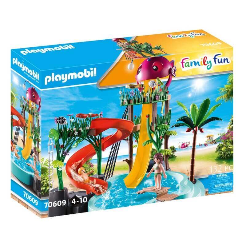 Playmobil Family Fun - Aqua Park με Νεροτσουλήθρες (70609)Playmobil Family Fun - Aqua Park με Νεροτσουλήθρες (70609)