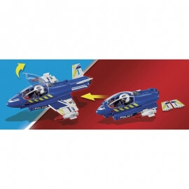 Playmobil City Action - Καταδίωξη Drone από Aστυνομικό Tζετ (70780)