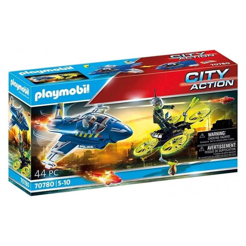 Playmobil City Action - Καταδίωξη Drone από Aστυνομικό Tζετ (70780)Playmobil City Action - Καταδίωξη Drone από Aστυνομικό Tζετ (70780)