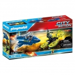 Playmobil City Action - Καταδίωξη Drone από Aστυνομικό Tζετ (70780)