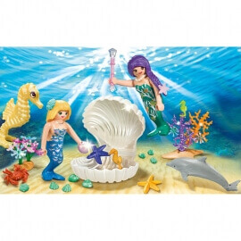 Playmobil Princess - Maxi Βαλιτσάκι Γοργόνες Με Κοχύλι (9324)