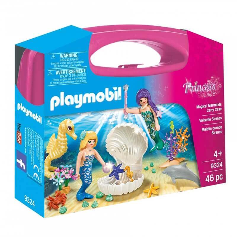 Playmobil Princess - Maxi Βαλιτσάκι Γοργόνες Με Κοχύλι (9324)