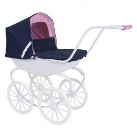 Καρότσι Κούκλας Classic Pram Navy - Knorrtoys (63601)