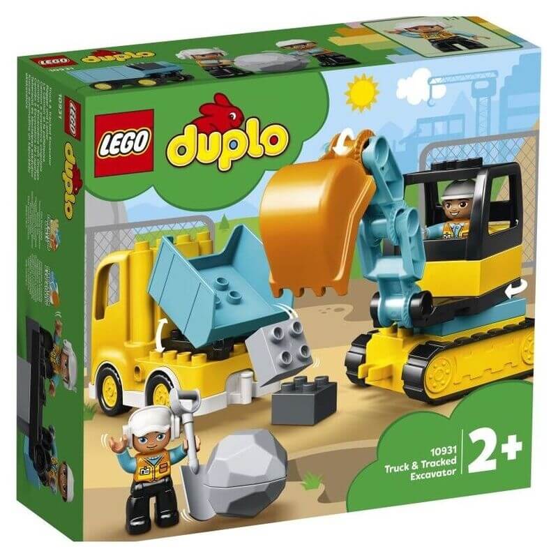 Lego Duplo - Φορτηγό & Ερπυστριοφόρος Εκσκαφέας (10931) Lego Duplo - Φορτηγό & Ερπυστριοφόρος Εκσκαφέας (10931)