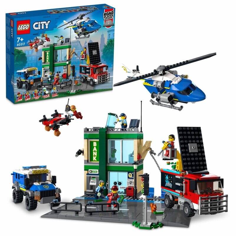 Lego City - Αστυνομική Καταδίωξη Στην Τράπεζα (60317)