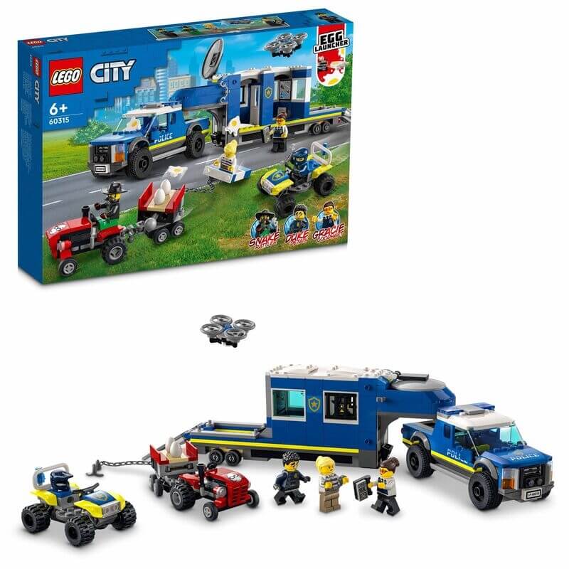 Lego City - Φορτηγό Αστυνομικής Κινητής Επιχειρησιακής Μονάδας (60315)Lego City - Φορτηγό Αστυνομικής Κινητής Επιχειρησιακής Μονάδας (60315)