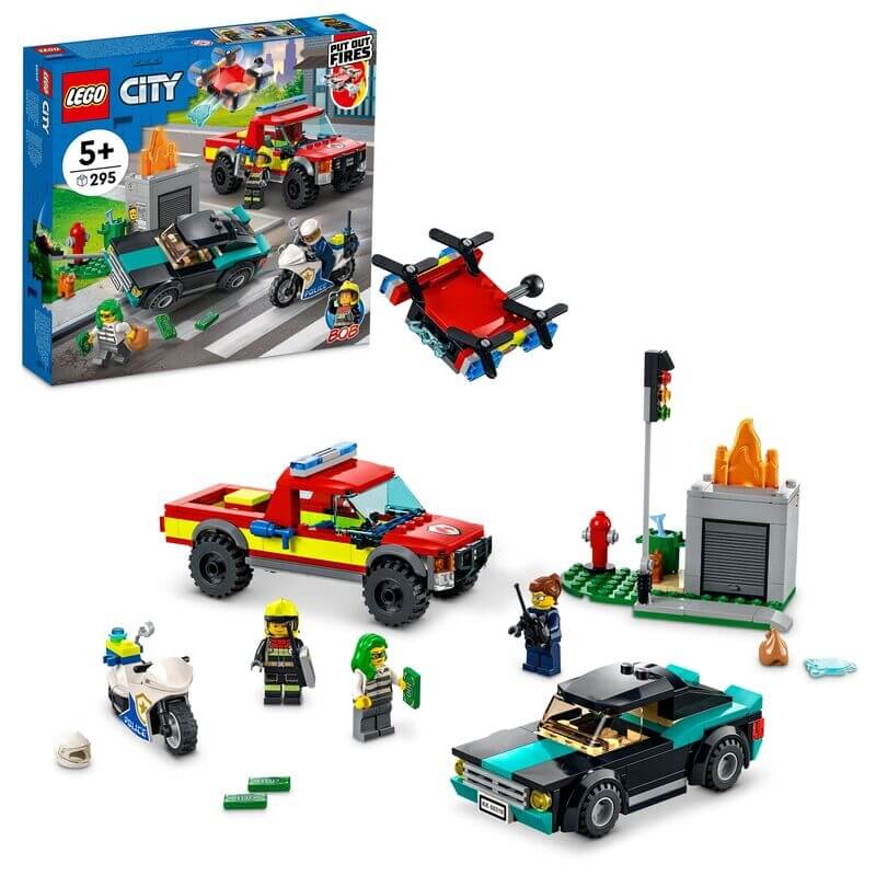 Lego City - Πυροσβεστική Διάσωση & Αστυνομική Καταδίωξη (60319)Lego City - Πυροσβεστική Διάσωση & Αστυνομική Καταδίωξη (60319)