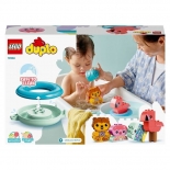 Lego Duplo - Διασκέδαση στο Μπάνιο - Νησί Ζώων που Επιπλέει (10966)