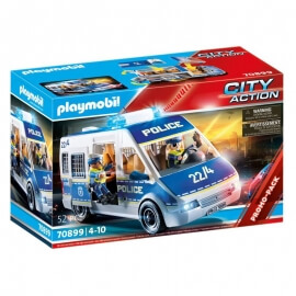 Playmobil City Action - Αστυνομικό Λεωφορείο με Φώτα και Ήχο (70899)