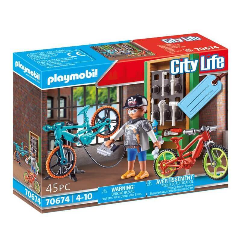 Playmobil Gift Set Συνεργείο Ποδηλάτων (70674)