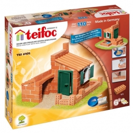 Teifoc - Χτίζοντας με Πραγματικά Τουβλάκια "Σπίτι" 2 σχέδια