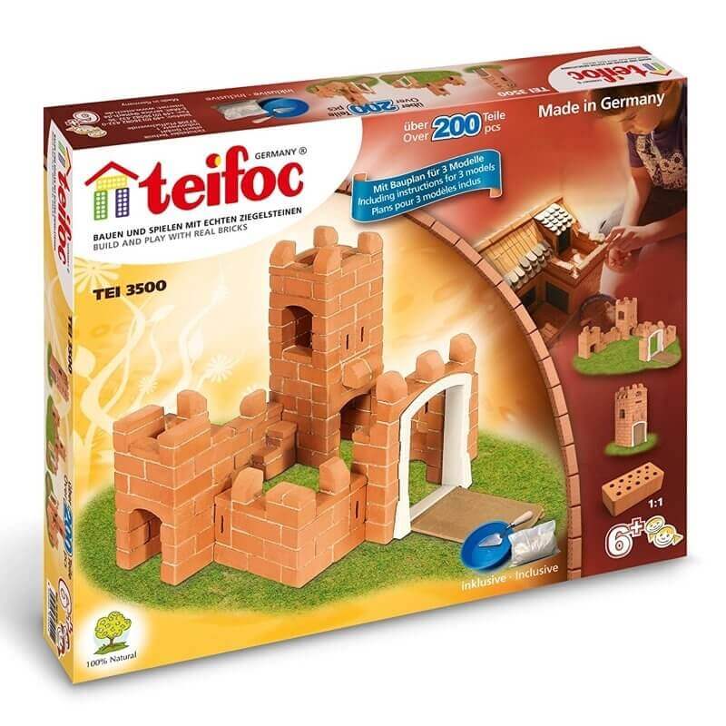 Teifoc - Χτίζοντας με Πραγματικά Τουβλάκια 'Mικρό Κάστρο 3 σχέδια