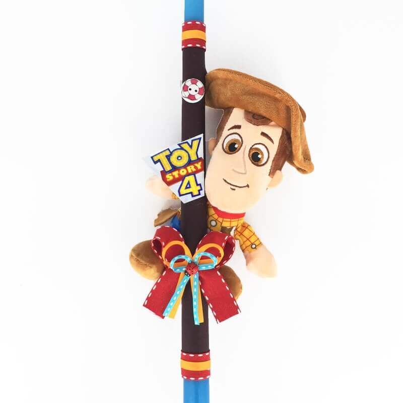 Χειροποίητη Πασχαλινή Λαμπάδα Toy Story Γούντι (Woody) 20εκ (22.49)