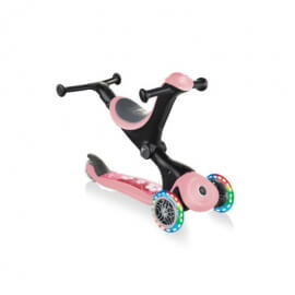 Πατίνι - Περπατούρα Globber Scooter Go-Up Deluxe Fantasy Lights Pastel Pink (647-211)