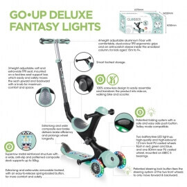 Πατίνι - Περπατούρα Globber Scooter Go-Up Deluxe Fantasy Lights Pastel Pink (647-211)