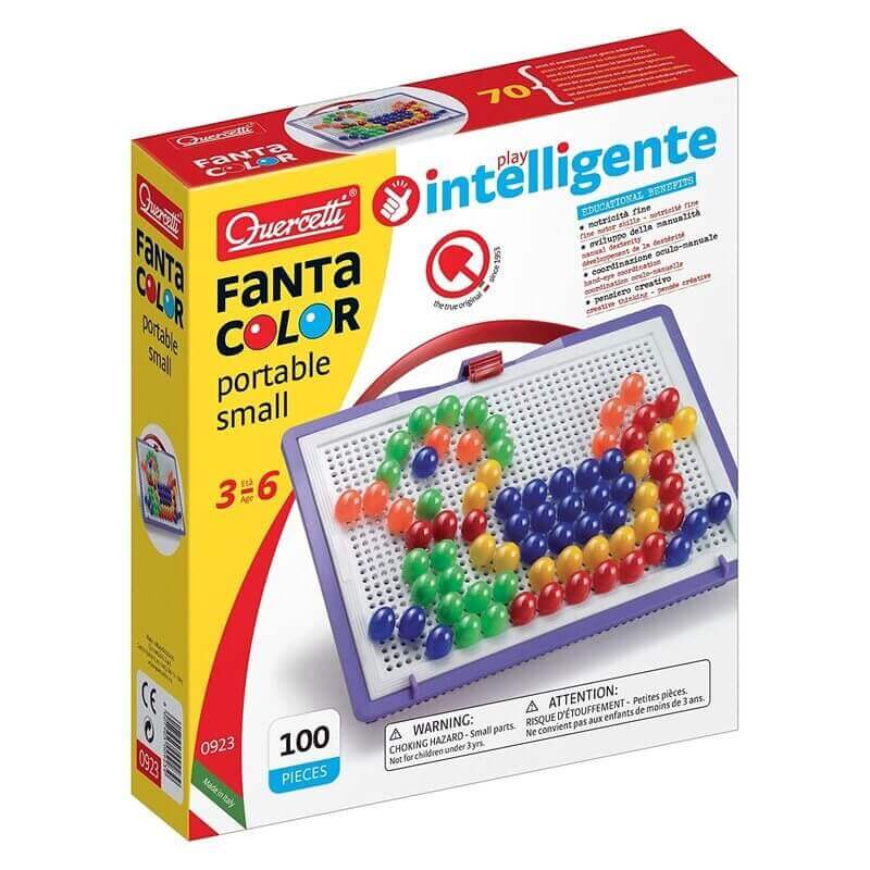Ψηφιδωτή Κατασκευή Fantacolor με 100 Καρφάκια- Quercetti (0923) Ψηφιδωτή Κατασκευή Fantacolor με 100 Καρφάκια- Quercetti (0923)