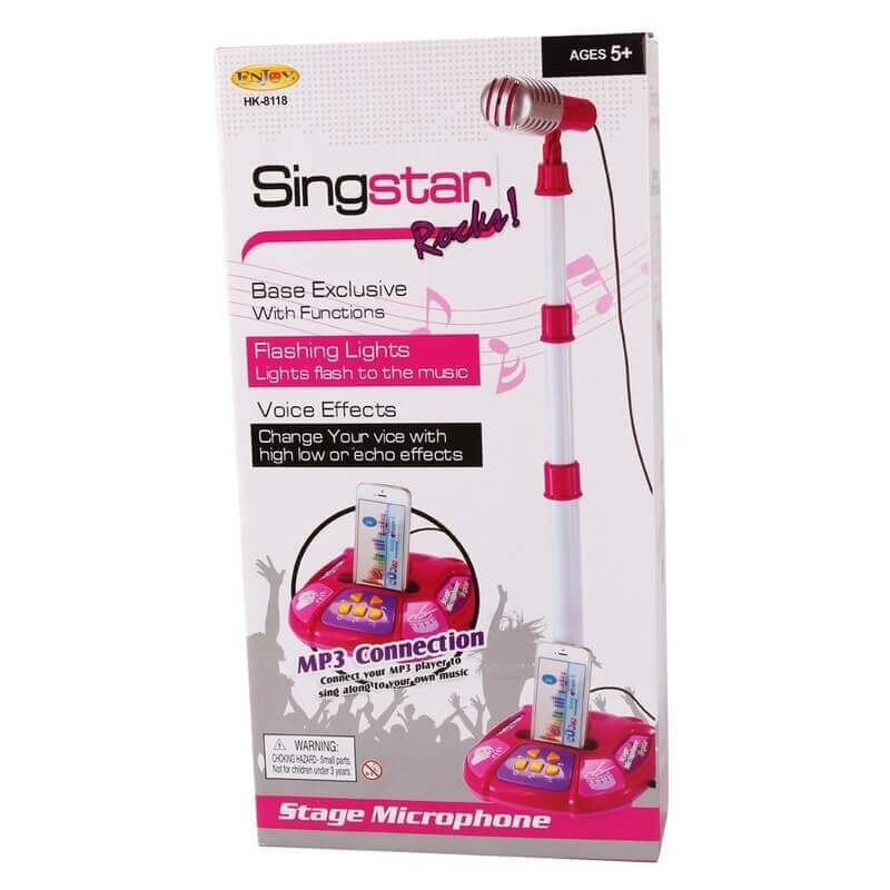 Μικρόφωνο Sing Star με Βάση & Σύνδεση σε MP3 (29.8118MU)Μικρόφωνο Sing Star με Βάση & Σύνδεση σε MP3 (29.8118MU)