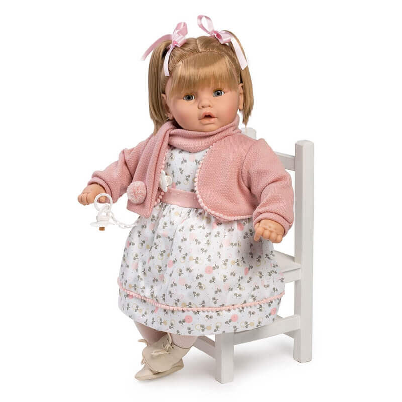 Κούκλα Baby Dulzona 62εκ  με Ήχο - Berbesa (8056)