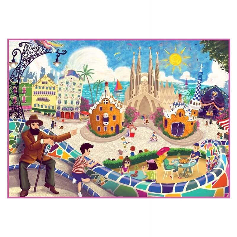 Grand Tour Puzzle Barcelona 150 κομ - Ludattica (81752) Grand Tour Puzzle Barcelona 150 κομ - Ludattica (81752)