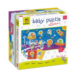 Παζλ Διπλής Όψεως Διάστημα 32 κομ - Ludattica Baby Puzzle (21832)