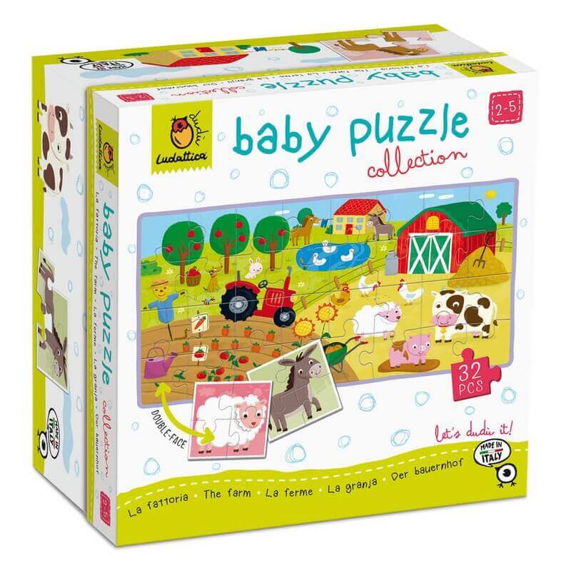 Παζλ Διπλής Όψεως Αγρόκτημα 32 κομ - Ludattica Baby Puzzle (20514)Παζλ Διπλής Όψεως Αγρόκτημα 32 κομ - Ludattica Baby Puzzle (20514)