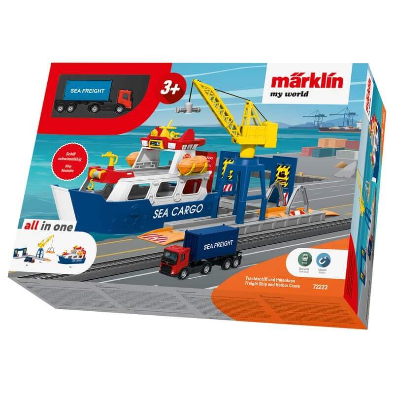 Φορτηγό Πλοίο & Γερανός Λιμανιού Märklin my World 3+ (72223)Φορτηγό Πλοίο & Γερανός Λιμανιού Märklin my World 3+ (72223)