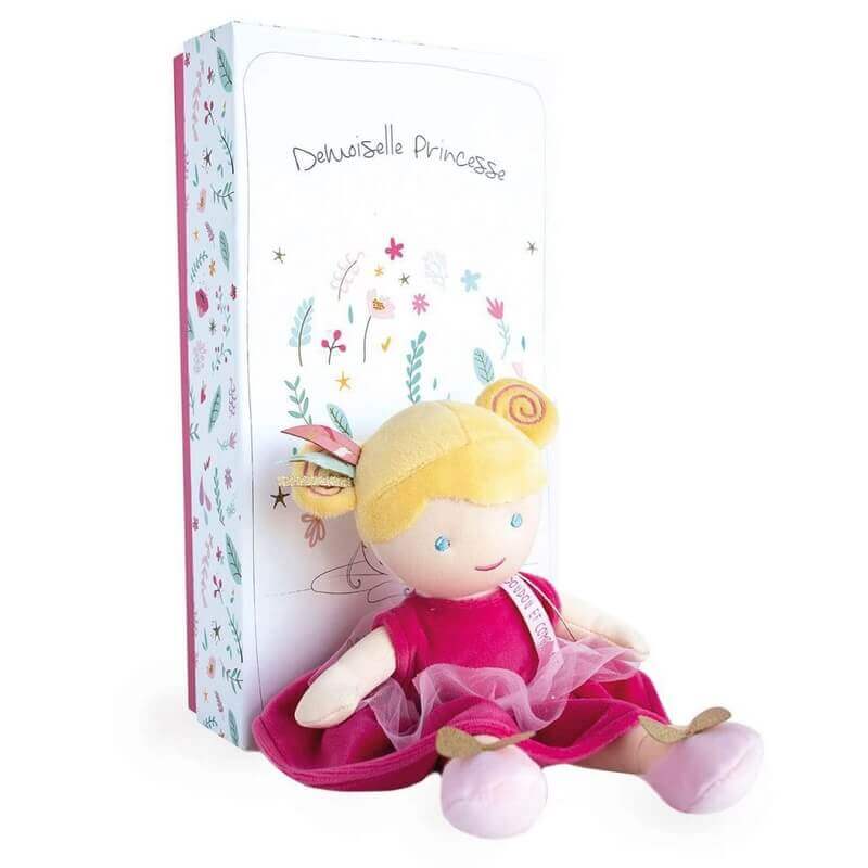 Πάνινη Κούκλα Constance 30εκ. σε Κουτί Δώρου - Doudou (DC3532)