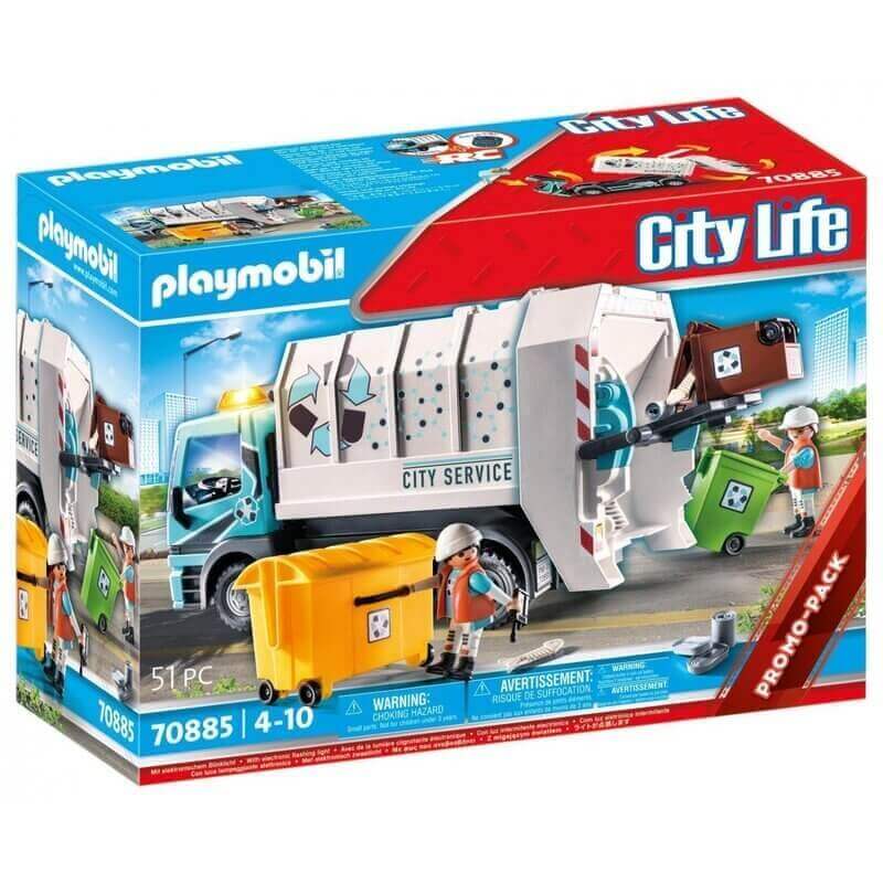 Playmobil City Life - Φορτηγό Ανακύκλωσης (70885)Playmobil City Life - Φορτηγό Ανακύκλωσης (70885)