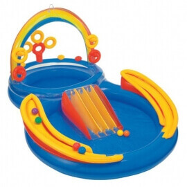 Φουσκωτή Πισίνα Intex  Rainbow Ring Play Centre (57453NP)