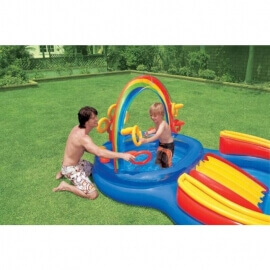 Φουσκωτή Πισίνα Intex  Rainbow Ring Play Centre (57453NP)