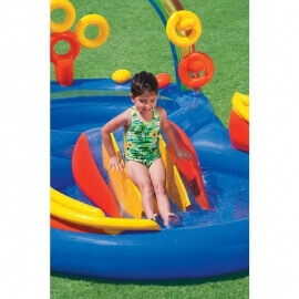 Φουσκωτή Πισίνα Intex  Rainbow Ring Play Centre (57453NP)