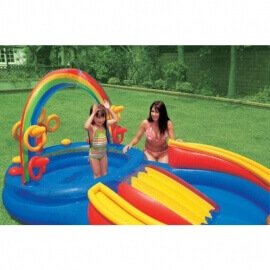 Φουσκωτή Πισίνα Intex  Rainbow Ring Play Centre (57453NP)