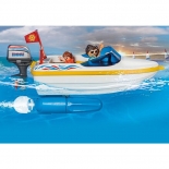 Playmobil Family Fun - Φορτηγάκι με Τρέιλερ και Ταχύπλοο (70534)