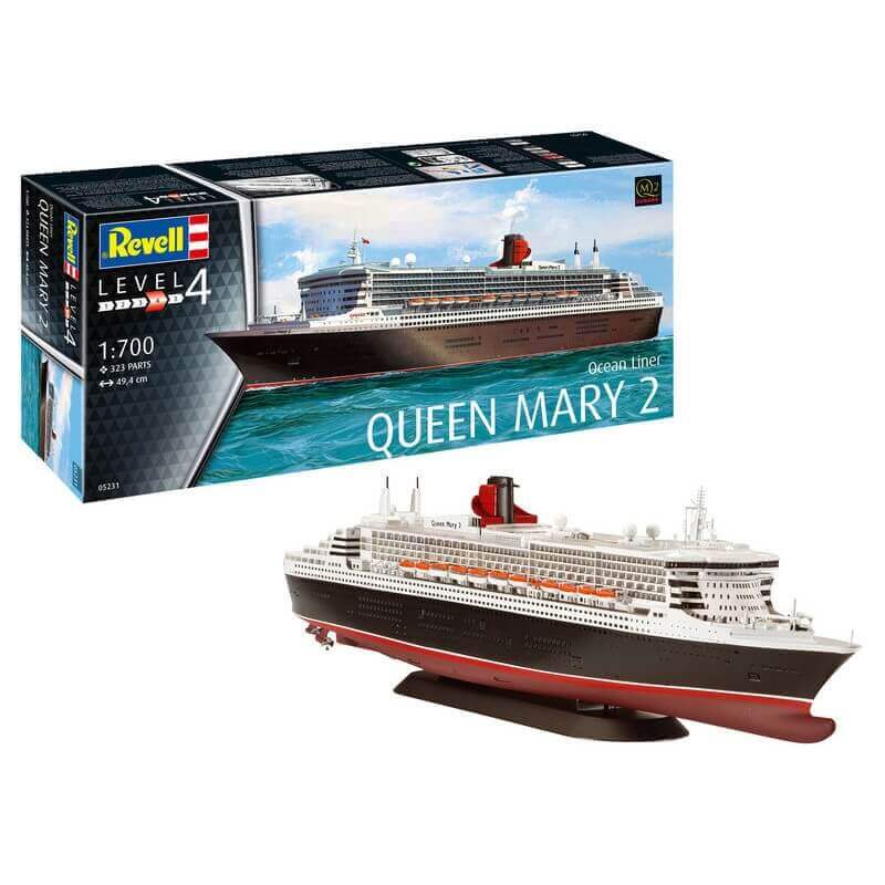 Κρουαζιερόπλοιο Ocean Liner Queen Mary 2 1/700 - Revell 05231Κρουαζιερόπλοιο Ocean Liner Queen Mary 2 1/700 - Revell 05231